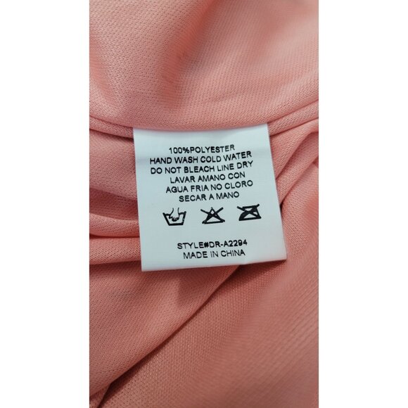 Ambition NWT Peach High Low dress size S - Picture 8 of 9